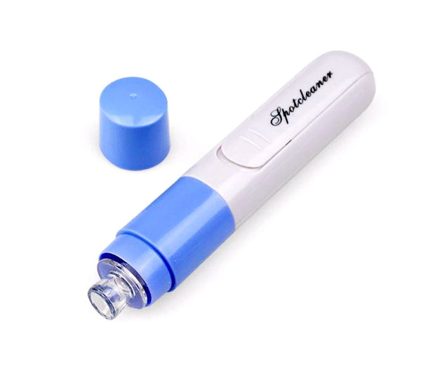 acquista Blauer und weißer Batterie-Gesichtsreiniger-Aspirator