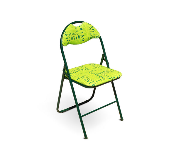 Klappstuhl aus Metall mit gepolstertem Sitz und Rückenlehne Coveri Verde acquista