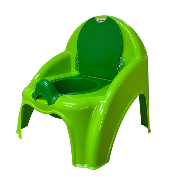 acquista Töpfchen für Kinder 32x30x30 cm mit grüner Klappe