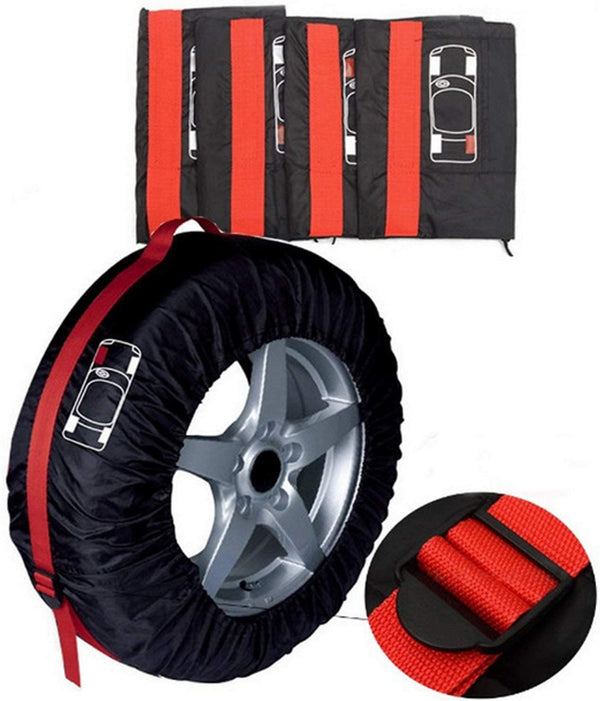 acquista Reifenabdeckungen für Reifen mit einem Durchmesser von max. 76,4 cm. Schwarz