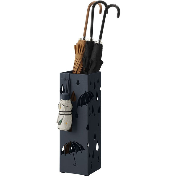Schirmständer 15,5 x 15,5 x 49 cm mit schwarzem Metalltablett online