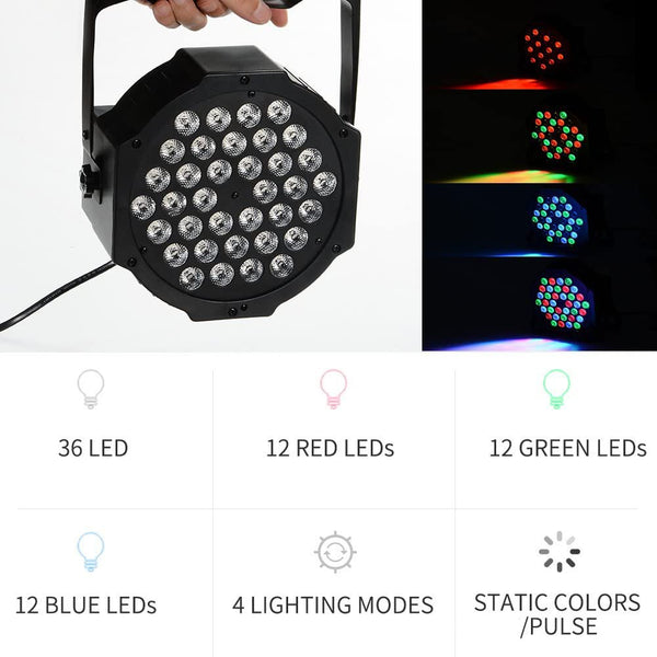 online RGH Strobe Light 36 farbige LEDs mit Disco-Effekt 4 verschiedene Modi