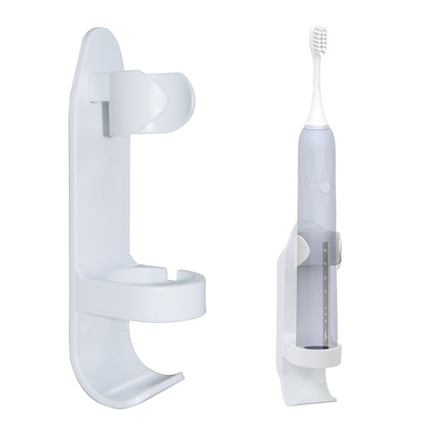 Wandmontierter elektrischer Zahnbürstenhalter mit weißem Klebstoff acquista