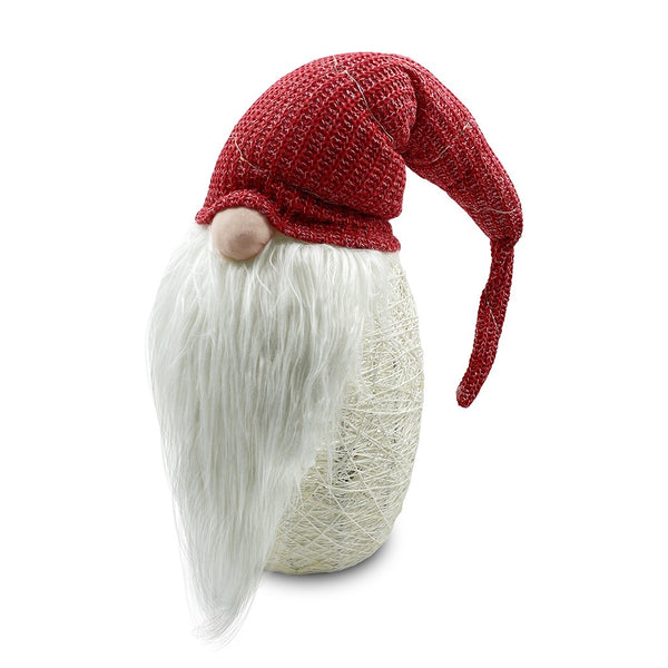 Weihnachtswichtel H104 cm mit Lichtern und rotem Hut acquista