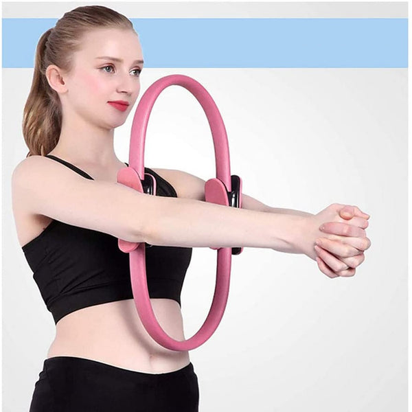 Resistance Fitness Ring 38 cm für Pilates Yoga Rosa prezzo