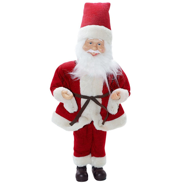 Spieluhr Weihnachtsmann H45 cm mit Geräuschen und roter Bewegung acquista