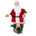 Weihnachtsmannpuppe H80 cm mit Lichtern und roter Bewegung