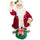 Weihnachtsmannpuppe H80 cm mit Lichtern und roter Bewegung