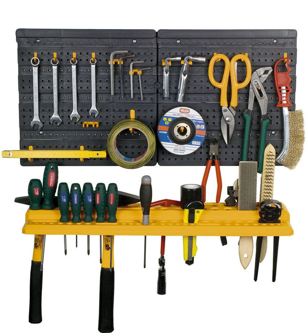 Werkzeugregal mit modularen Paneelen für Werkzeuge mit 50 Kunststoffhaken online