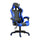 Ergonomischer Gaming-Stuhl 66 x 60 x 134 cm in blauem Kunstleder