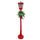 Rote Weihnachtslampe H195 cm Dekoration mit Sounds Mini-Glühwürmchen und Girlande