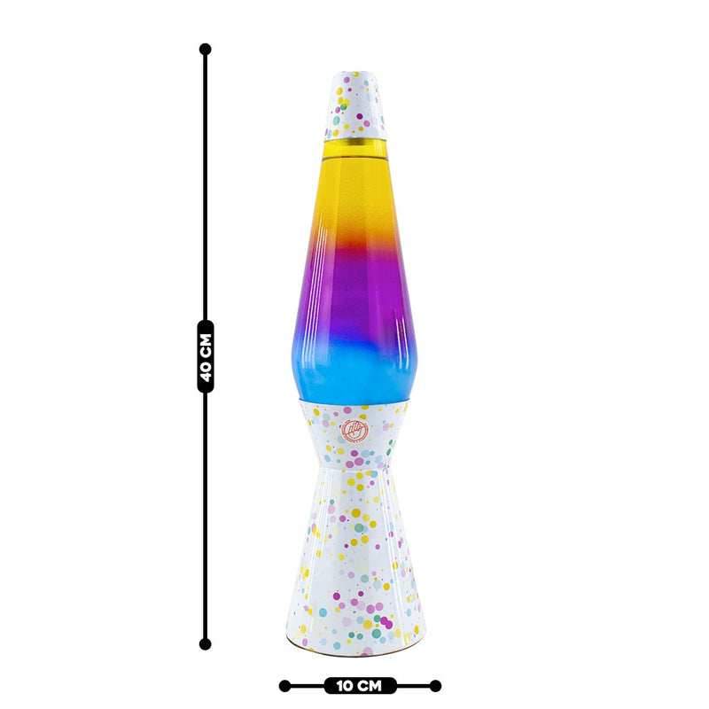 Lampada Lava Lamp 40cm Fantasia Bubbles Magma Multicolore-4