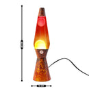 Lampada Lava Lamp 40cm Base Fantasia Volcano e Magma Rosso-4