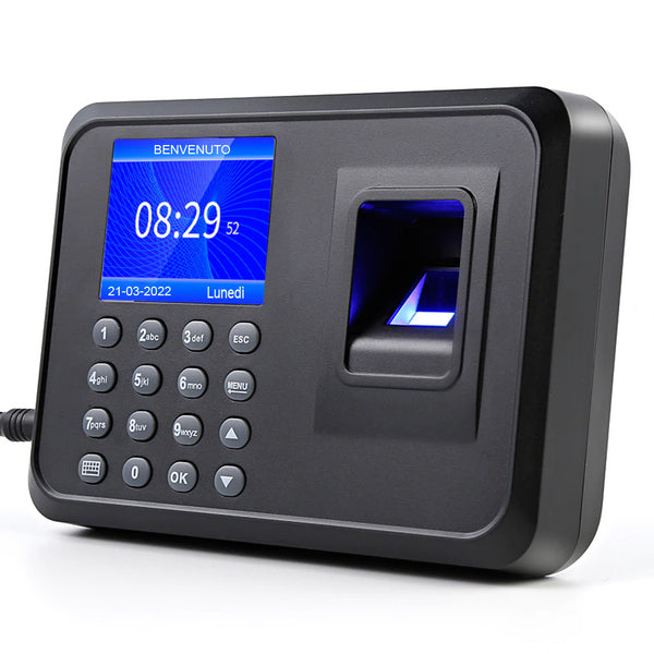 online Biometrisches Zeitnehmer-Abzeichen mit Fingerabdruck für die Anwesenheit mit 2,4-Zoll-USB-Monitor