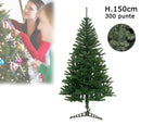 Albero di Natale Artificiale 300 Punte 150 cm Verde-1