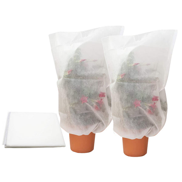acquista Set mit 2 Schutzkappen für Pflanzen in TNT 100 x 80 cm Frostschutzbeutel Pflanzenschutzfolie