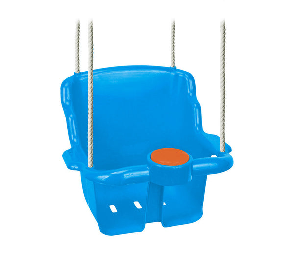 online Sitz für Schaukel 36x24x47 cm mit Schutz und blauem Balghorn