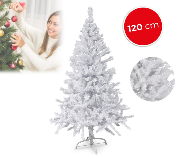 acquista Künstlicher Weihnachtsbaum 120 Spikes 120 cm Weiß