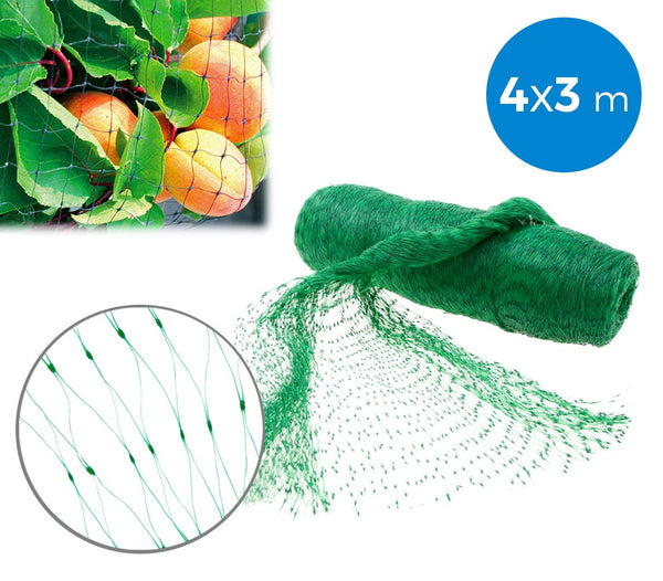 sconto Perimeter-Nylonnetz 4x3m Anti-Vogel für Gemüsegartenabdeckungen