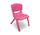 Kindergartenstuhl 26 x 30 x 50 cm aus rosafarbenem Kunststoff
