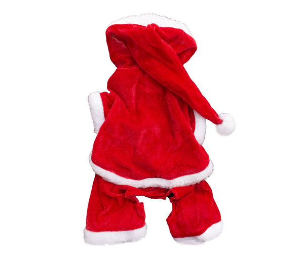 Weihnachtsmann-Kleid für Hunde aus rotem Polyester prezzo