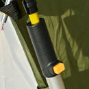 Tenda da Campeggio 2 Posti Pop Up 240x240x199 cm con Porta a Cerniera e 3 Finestre Verde-8