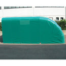 Box Modulare Copertura a 1 Chiocciola in PVC per Auto - 410x250xh200 cm/Verde Maddi-3