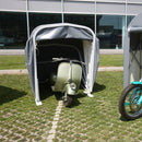 Motobox a Chiocciola Copertura Box in PVC per Moto Scooter - 280x130xh140 cm Beige Maddi-7