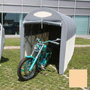 Motobox a Tunnel Copertura Box in PVC per Moto Scooter - 270x120xh155 cm Beige Maddi-1