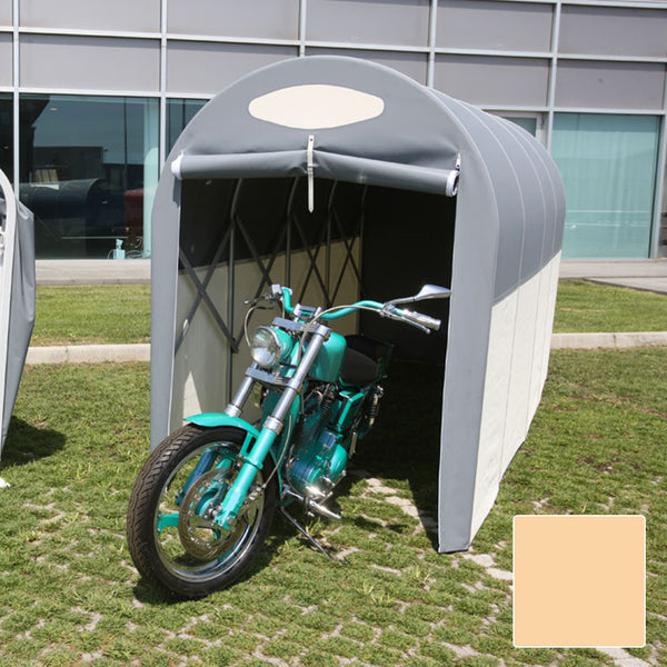 Motobox Tunnel Box Cover aus PVC für Motorräder Scooter - 270x120xh155 cm Beige Maddi online