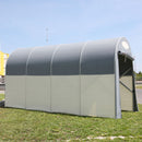 Motobox a Tunnel Copertura Box in PVC per Moto Scooter - 270x120xh155 cm/Verde Maddi-3