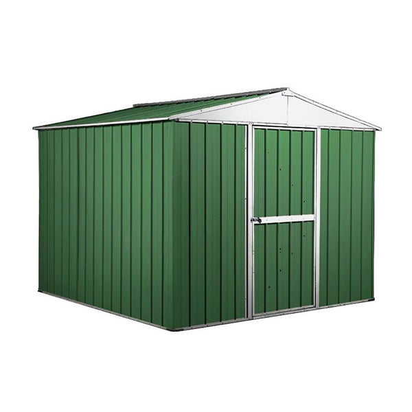 Gartenbox Haus aus Stahlblech Werkzeughalter 276x260x212 cm Enaudi Grün prezzo
