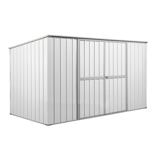 Gartenbox Haus aus Stahlblech Werkzeughalter 345x186x192 cm Enaudi Weiß online