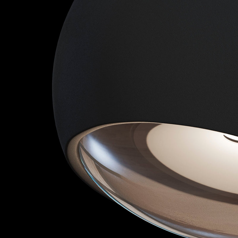 Lampada da parete Outdoor in Alluminio Stream Nero-4