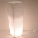 Vaso Luminoso da Giardino a LED 40x40x100 cm in Resina 5W Oak Bianco Neutro-3