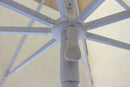 Ombrellone da Giardino in Alluminio 2,25x2,25 mt Tessuto Acrilma Maffei Odessa Ecrù-4