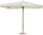 Sonnenschirm aus Holz 3x3m Stange 48mm Morchel Ecru