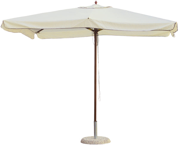 Sonnenschirm aus Holz 2x3m Stange 48mm Morel Ecru prezzo