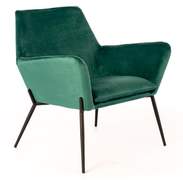 Gepolsterter Sessel 54x71,5x70 cm in grünem Samt online