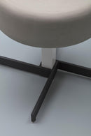Tavolino Ø42xH52 cm in MEF e Metallo Kenzo Grigio-4