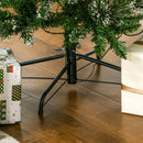 Albero di Natale Artificiale Innevato 180 cm 618 Rami 240 Luci LED Verde-9