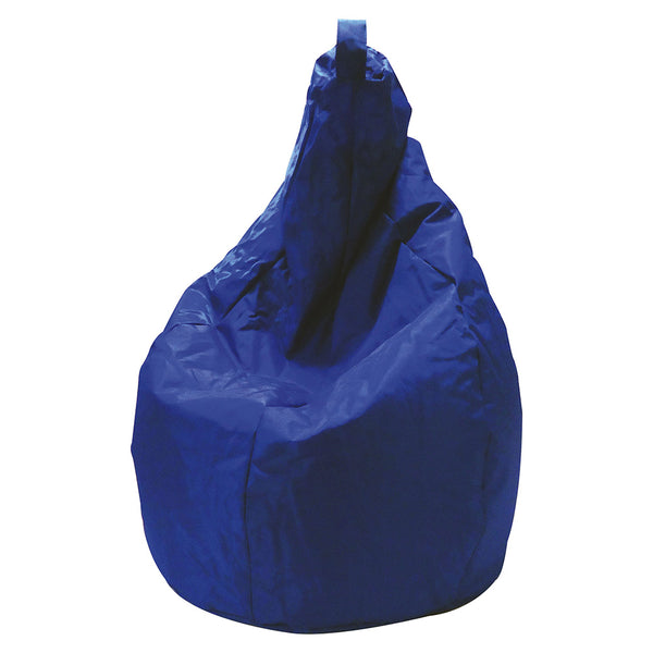 prezzo Bequemer Sitzsack aus Fadi Blue Nylon