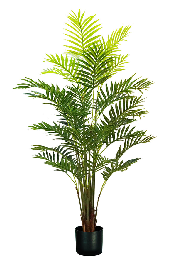Kunstpflanze Areca-Palme H160 cm mit grünem Topf sconto