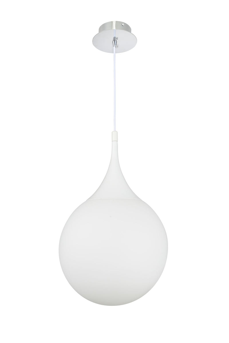 Lampada pendente Pendant in Metallo Dewdrop Bianco-4