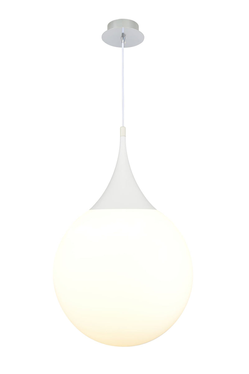 Lampada pendente Pendant in Metallo Dewdrop Bianco-1
