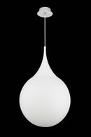 Lampada pendente Pendant in Metallo Dewdrop Bianco-4