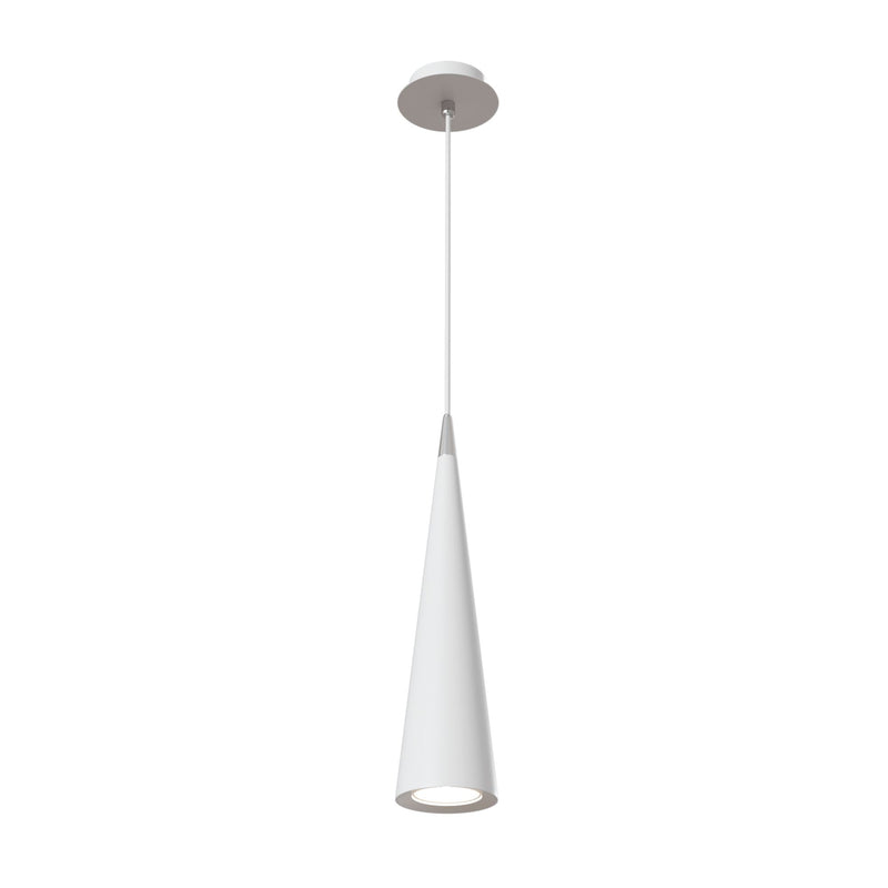 Lampada pendente Pendant in Metallo Nevill Bianco-1