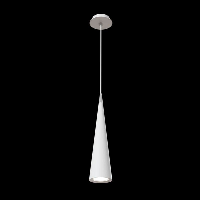 Lampada pendente Pendant in Metallo Nevill Bianco-2