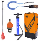 SUP Tavola Stand Up Paddle Gonfiabile 315x84x15 cm Kayak ZRAY Fury Arancione-8