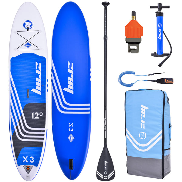 prezzo SUP Aufblasbares Stand Up Paddle Board 365x81x15 cm Kajak ZRAY X-Rider 12